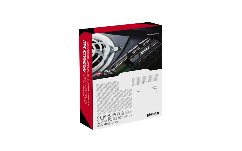 Kingston Technology 2000G RENEGADE PCIe 4.0 NVMe SSD W/ HEATSINK - SFYRDK/2000G - eCommerce Business Prime