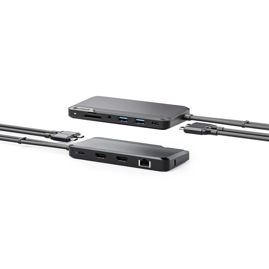 ALOGIC Portable Dock for Mac 10-in-1 with Dual Display 4K 60Hz Support - Dark Grey - U2CXH-DGR - eCommerce Business Prime
