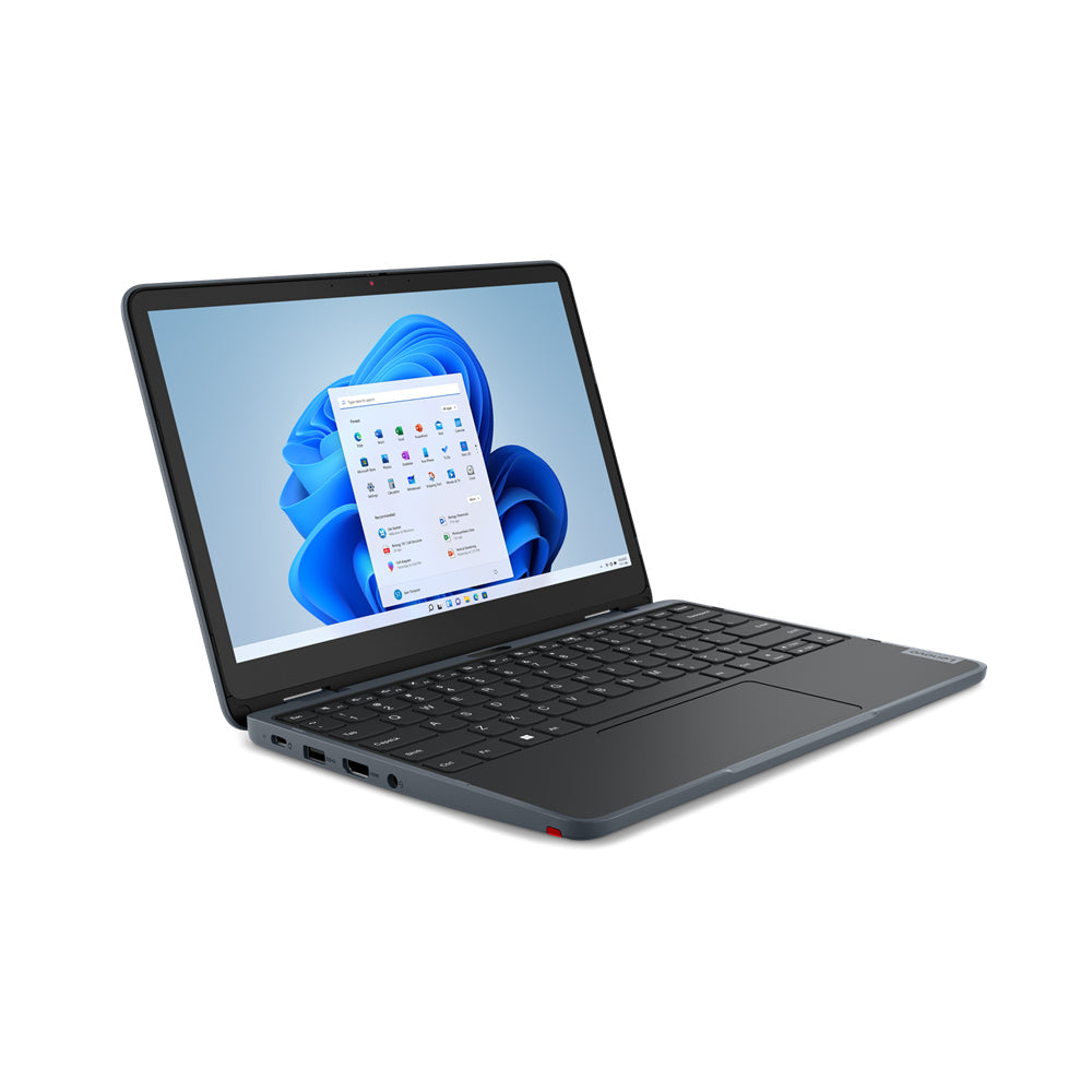 Lenovo 300w Yoga Gen 4 Intel® N N200 Hybrid (2-in-1) 29.5 cm (11.6") Touchscreen HD 8 GB LPDDR5-SDRAM 128 GB SSD Wi-Fi 6 (802.11ax) Windows 11 Pro US English Grey - 82VM0018US - eCommerce Business Prime