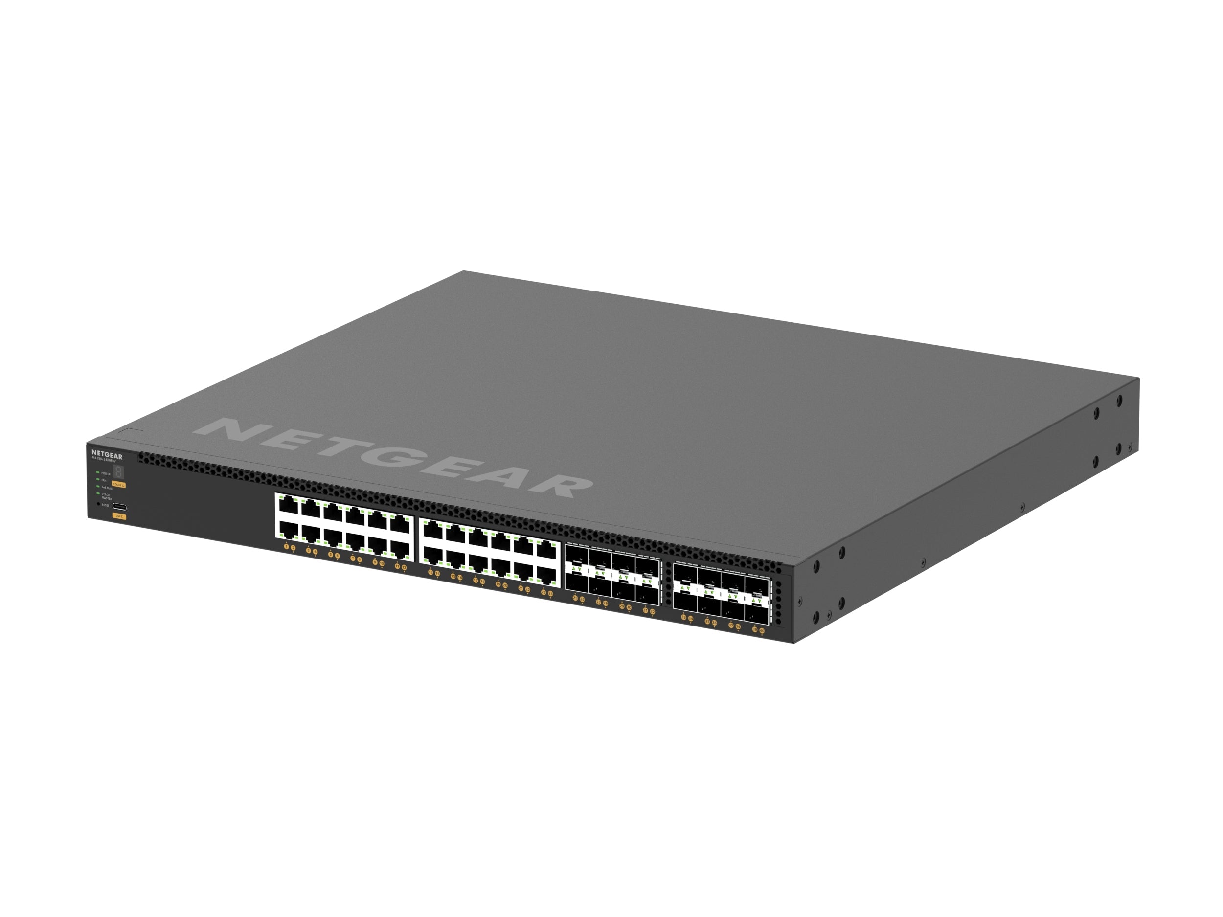 NETGEAR M4350-24X8F8V Managed L3 10G Ethernet (100/1000/10000) Power over Ethernet (PoE) 1U Black - XSM4340V-100NES - eCommerce Business Prime