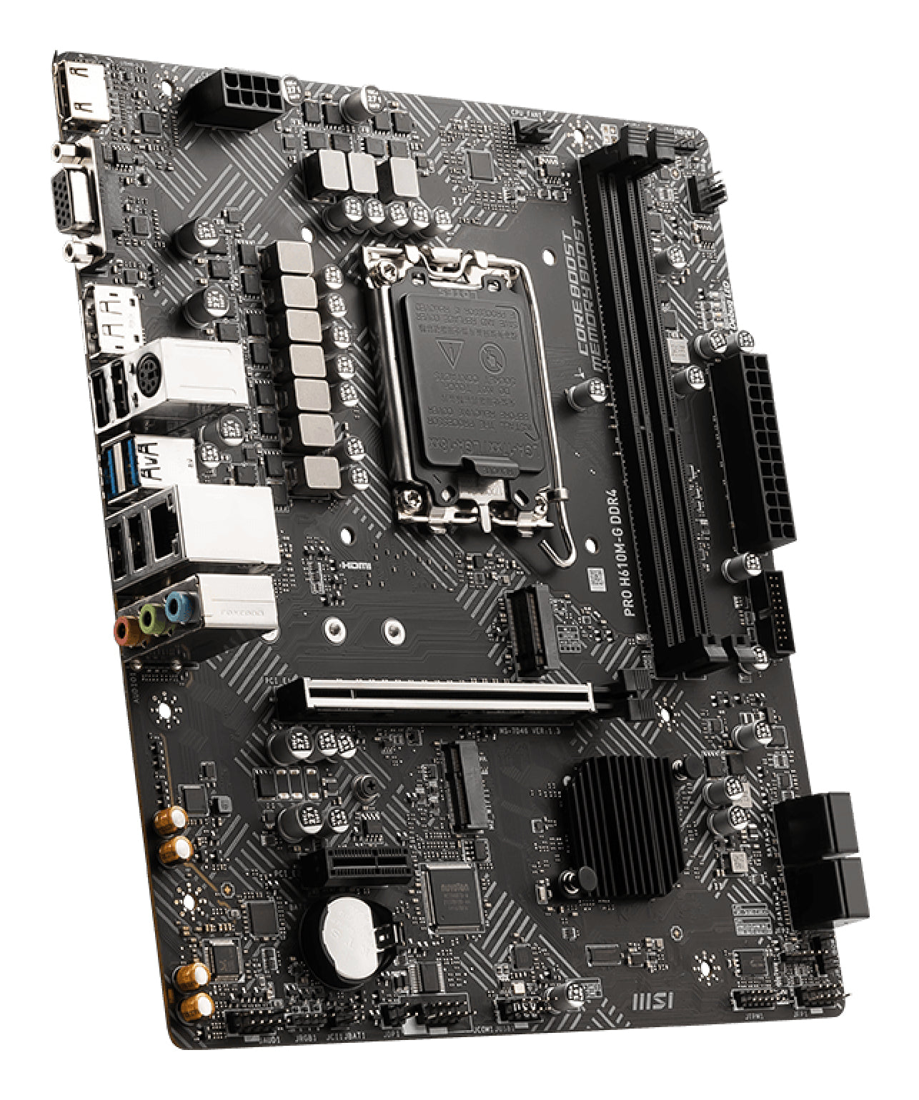 MSI PRO H610M-G DDR4 motherboard Intel H610 LGA 1700 micro ATX - eCommerce Business Prime