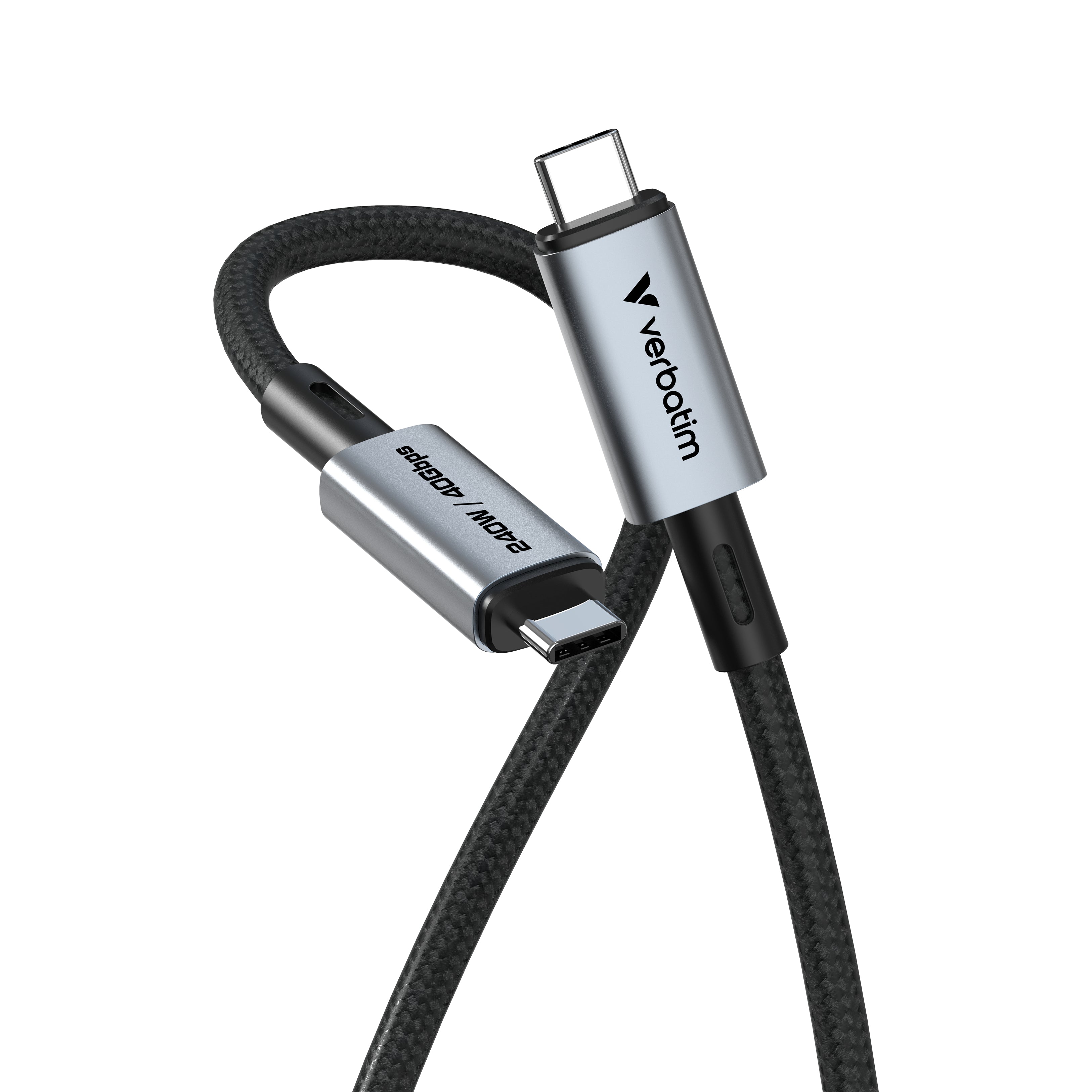 Verbatim Sync & Charge USB C to USB C 240W 40 Gbps 120 cm - 31847 - eCommerce Business Prime