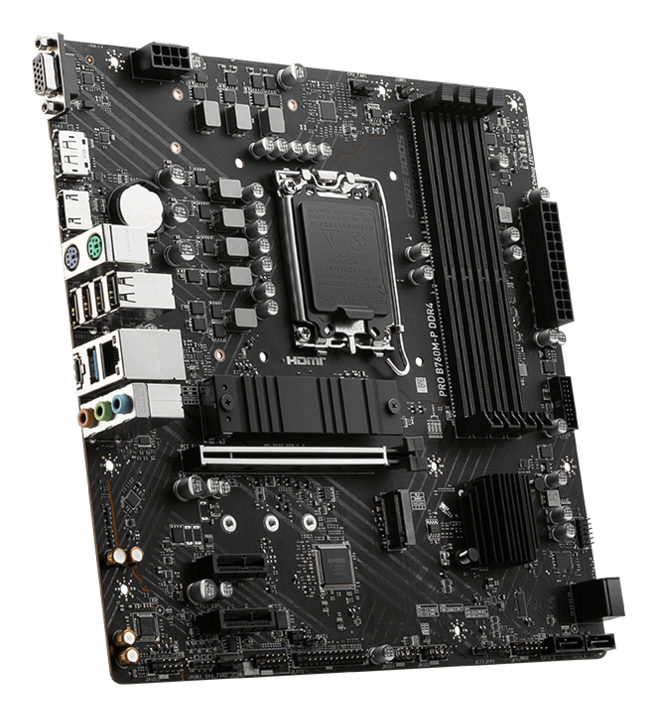 MSI PRO B760M-P DDR4 motherboard Intel B760 LGA 1700 micro ATX - B760MPD4 - eCommerce Business Prime
