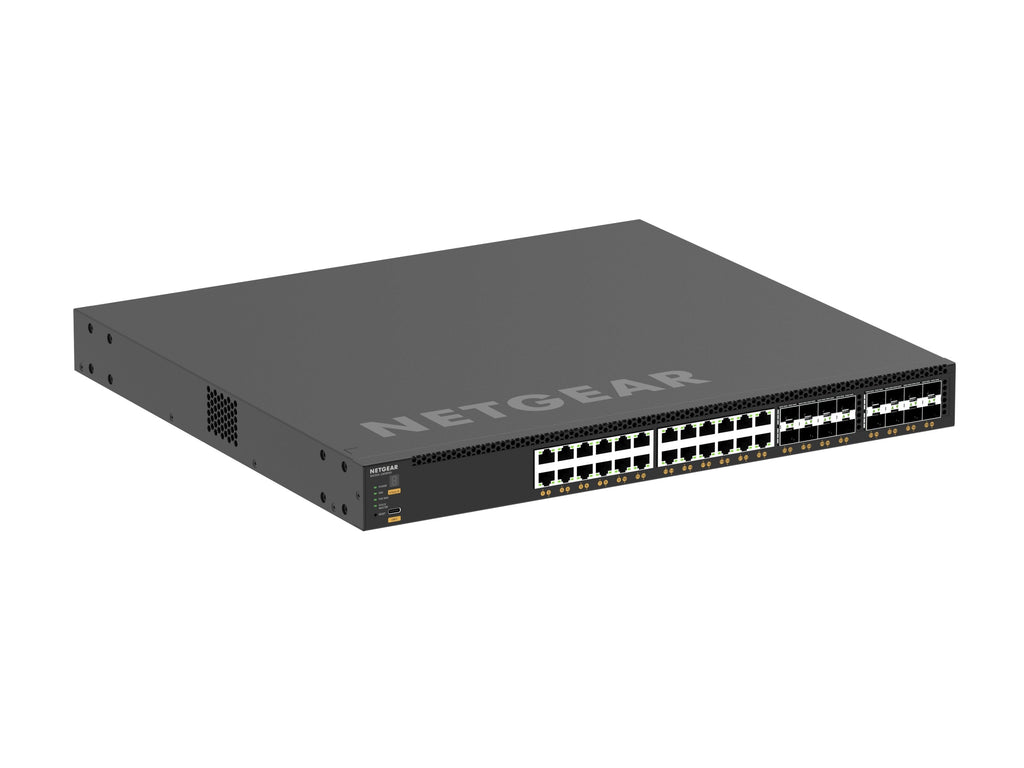 NETGEAR M4350-24X8F8V Managed L3 10G Ethernet (100/1000/10000) Power over Ethernet (PoE) 1U Black - XSM4340V-100NES - eCommerce Business Prime