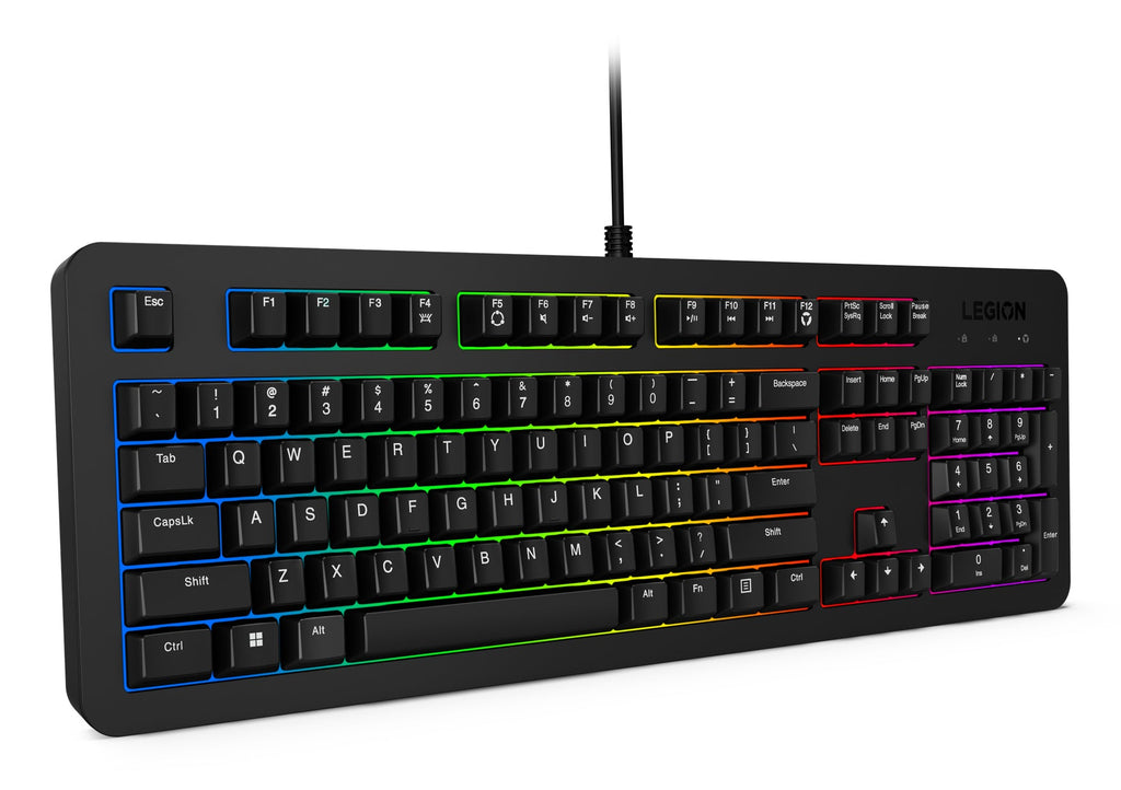 Lenovo GX31N91913 keyboard Mouse included Gaming USB US English Black - GX31N91913 - eCommerce Business Prime