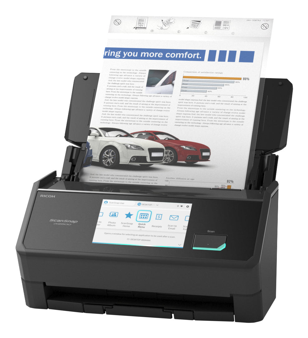 Ricoh ScanSnap IX2500 ADF scanner 600 x 600 DPI A4 Black - PA03860-B005 - eCommerce Business Prime