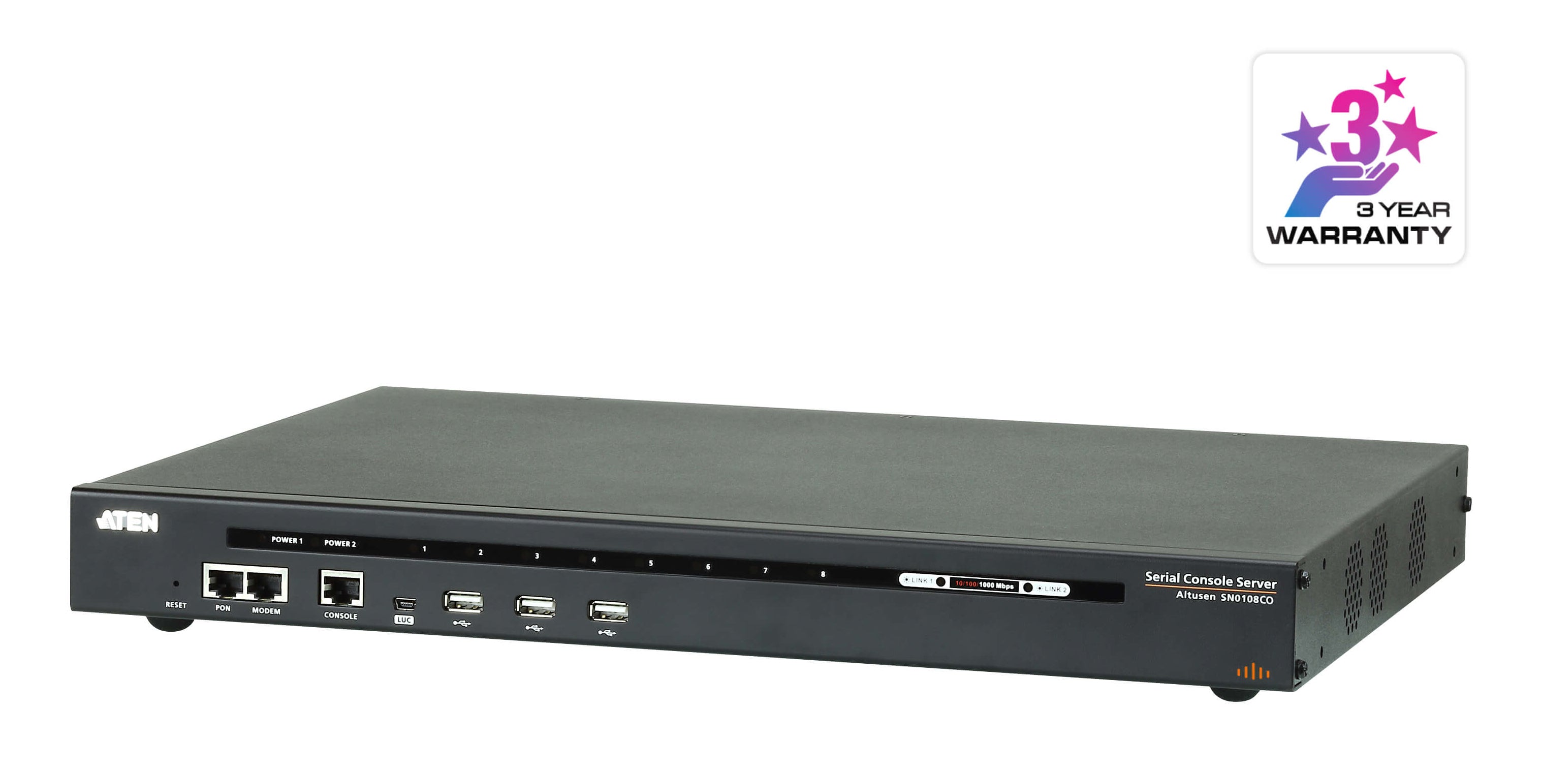 ATEN SN0108CO console server RJ-45/Mini-USB - SN0108CO - eCommerce Business Prime