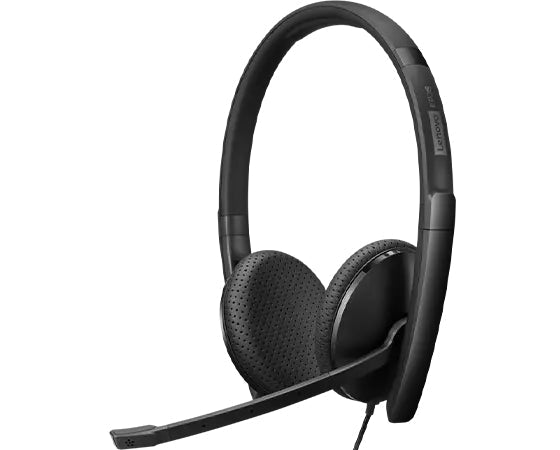 Lenovo 4XD1M39028 headphones/headset Wired Head-band USB Type-C Black - 4XD1M39028 - eCommerce Business Prime