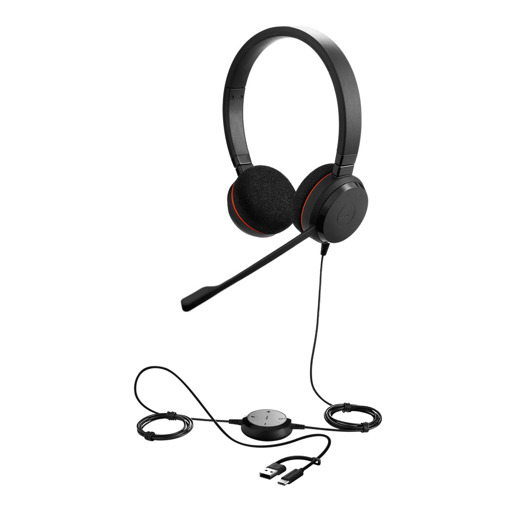 Jabra Evolve 20 MS Stereo USB-C/A - 4999-823-189-01 - eCommerce Business Prime