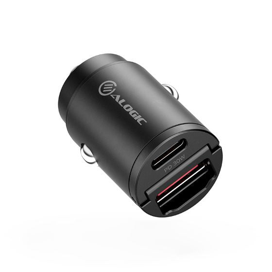 ALOGIC Rapid Power 30W Mini Car Charger with USB-C and USB-A - CRCA30 - eCommerce Business Prime