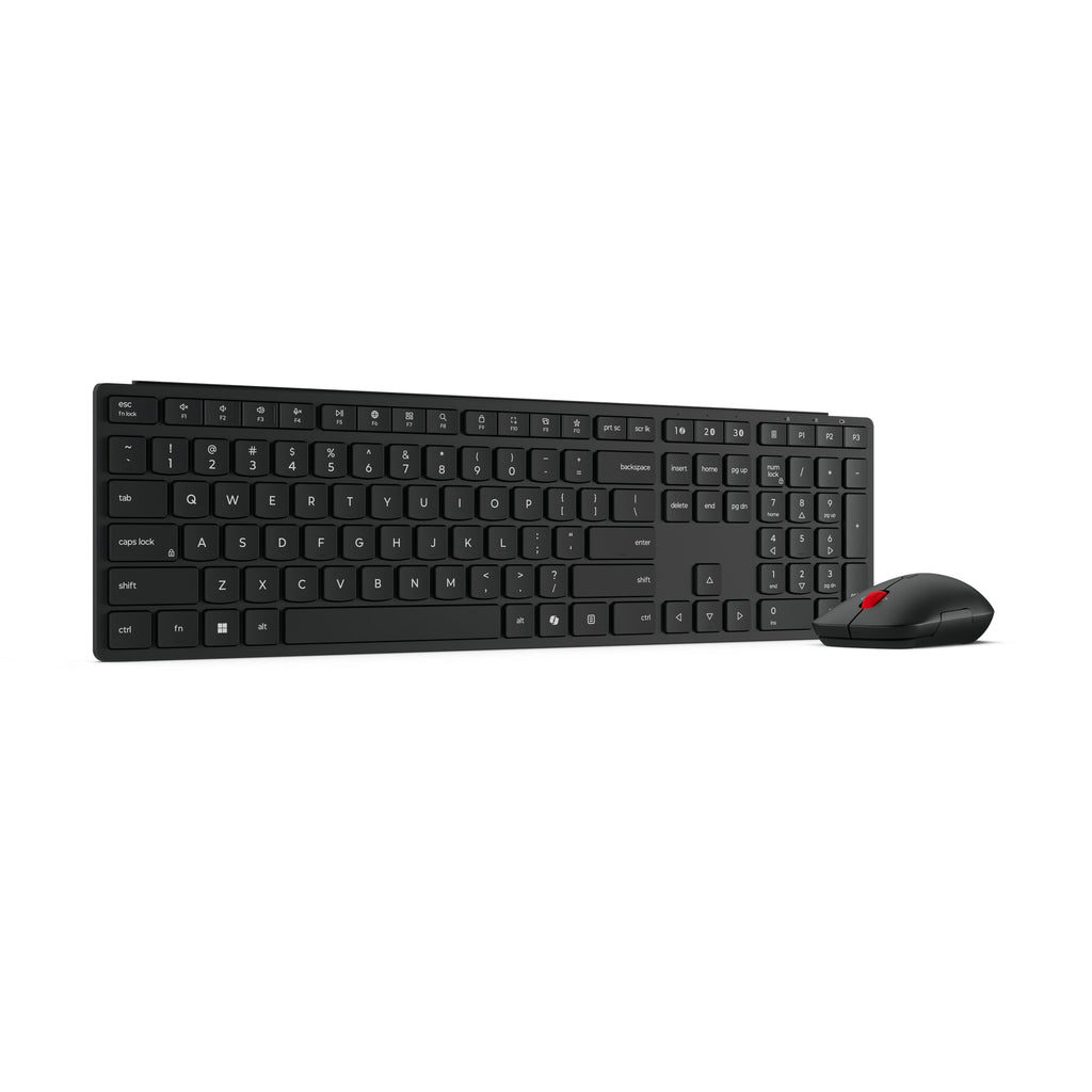 Lenovo 4X31S04810 keyboard Mouse included Office RF Wireless + Bluetooth US English Black - 4X31S04810 - eCommerce Business Prime