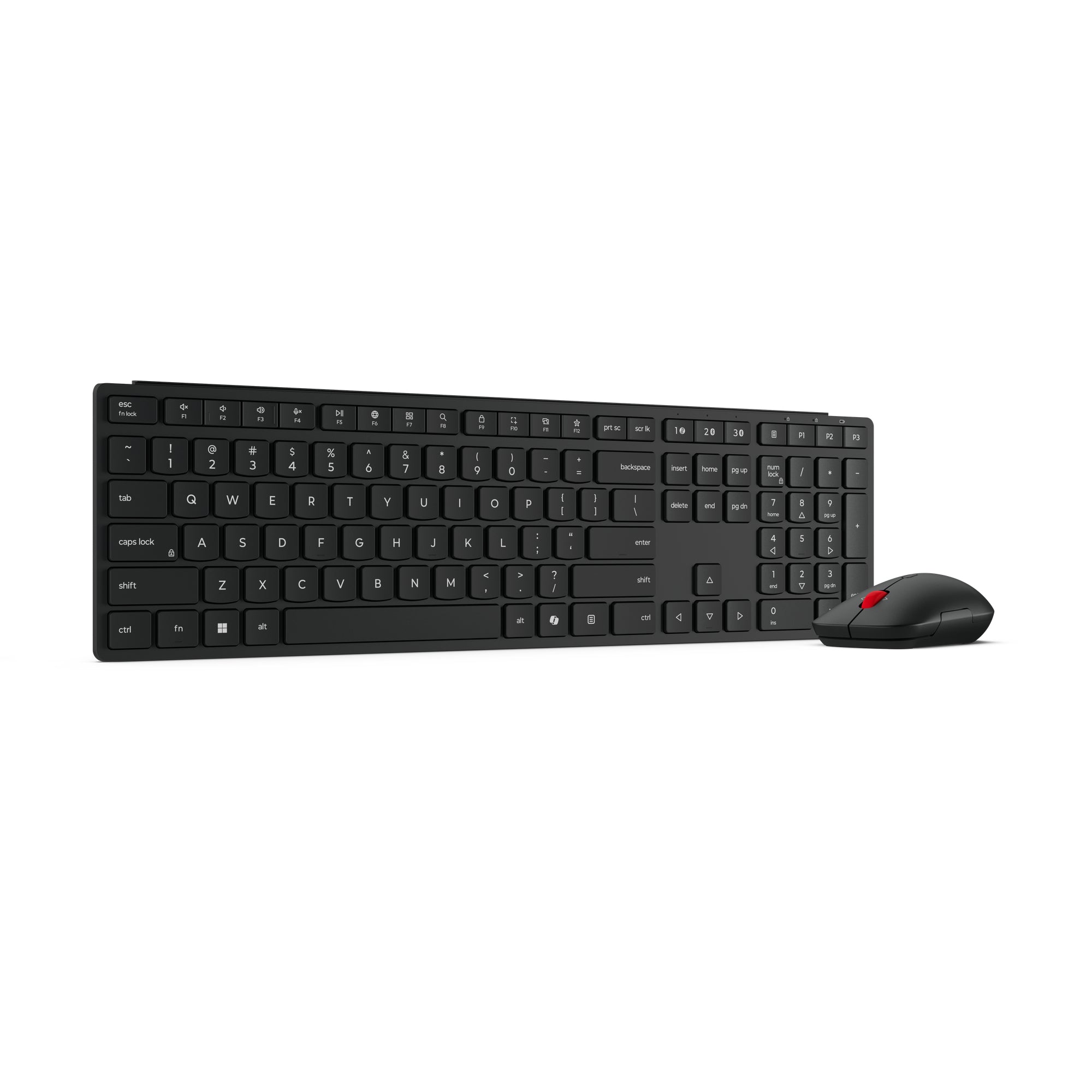Lenovo 4X31S04810 keyboard Mouse included Office RF Wireless + Bluetooth US English Black - 4X31S04810 - eCommerce Business Prime