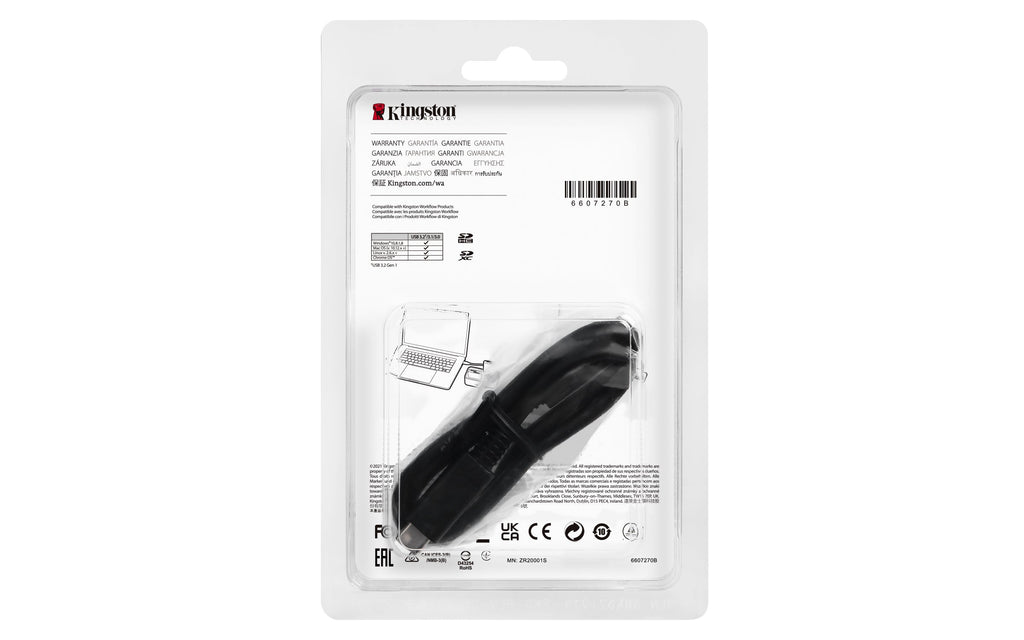 Kingston Technology USB3.2 Gen1 Workflow Dual-Slot SDHC/SDXC UHS-II Card Reader - WFS-SD - eCommerce Business Prime
