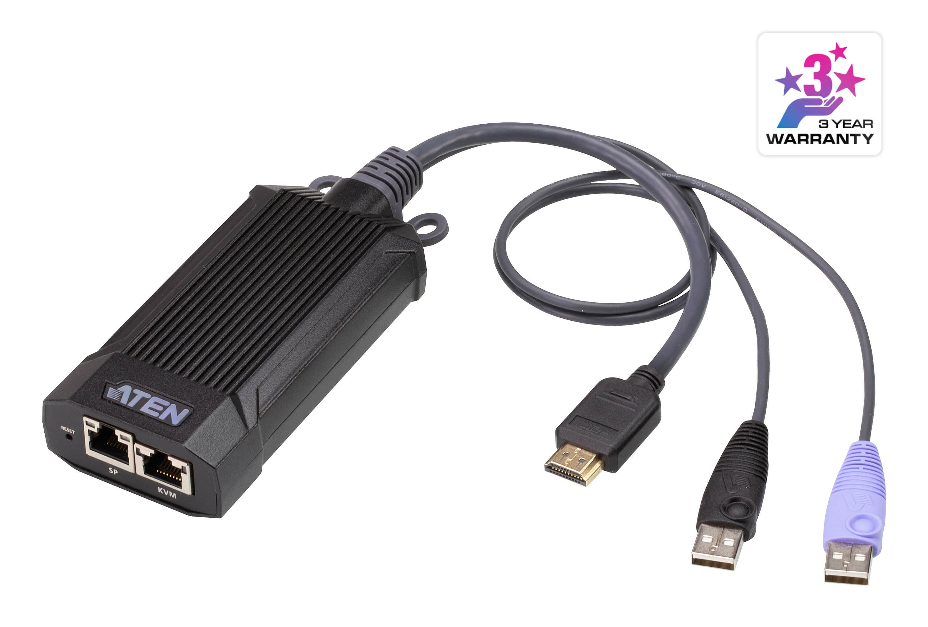 ATEN KG8900T KVM switch Black, Purple - KG8900T - eCommerce Business Prime