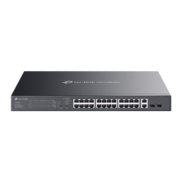 TP-Link Omada ES228GMP network switch Managed L2 Gigabit Ethernet (10/100/1000) Power over Ethernet (PoE) Black - ES228GMP - eCommerce Business Prime