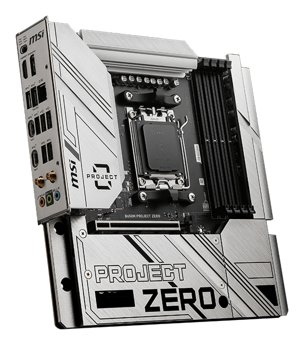 MSI B650M PROJECT ZERO motherboard AMD B650 Socket AM5 micro ATX - B650MPZERO - eCommerce Business Prime