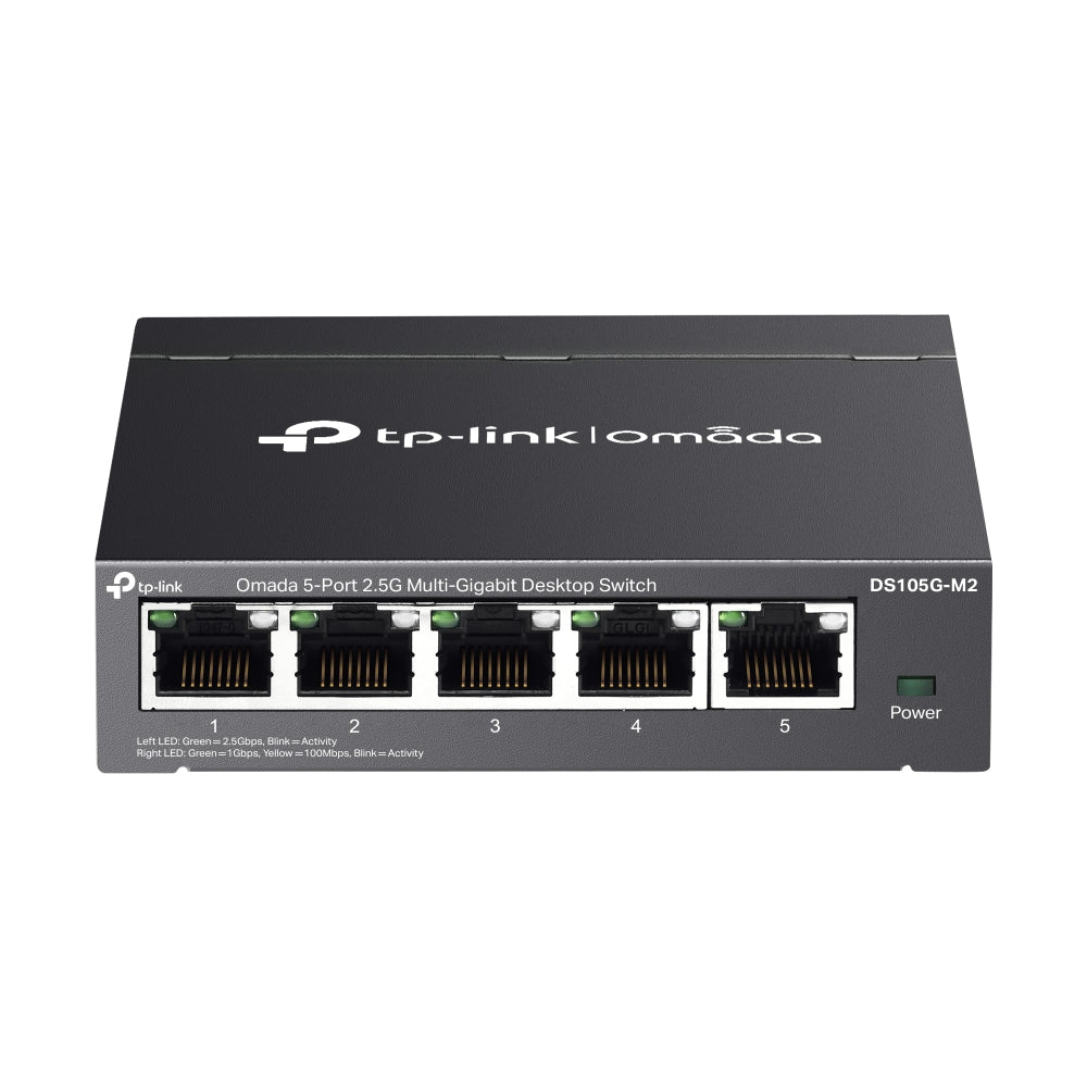 TP-Link Omada DS105G-M2 network switch Unmanaged 2.5G Ethernet (100/1000/2500) Black - DS105G-M2 - eCommerce Business Prime
