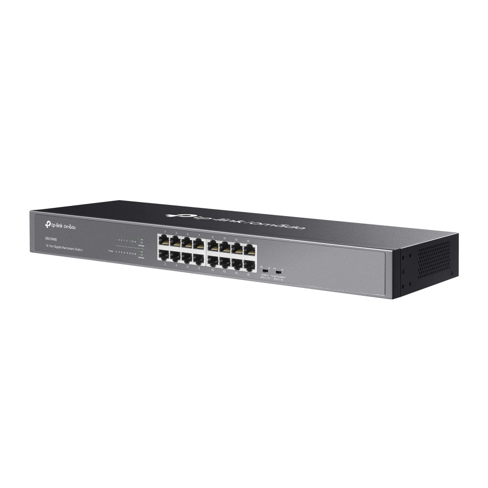 TP-Link Omada DS1016G network switch Unmanaged Gigabit Ethernet (10/100/1000) 1U Black - DS1016G - eCommerce Business Prime