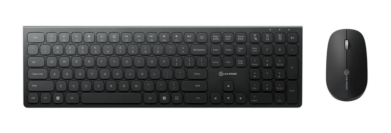 ALOGIC ASKBT3WC keyboard Mouse included Home/Office RF Wireless + Bluetooth Black - ASKBT3WC