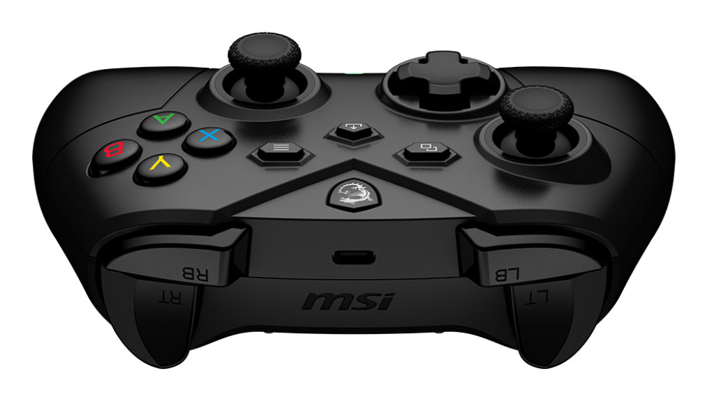 MSI FORCE GC300 WIRELESS Black USB 2.0 Gamepad Analogue PC - FORCEGC300W - eCommerce Business Prime