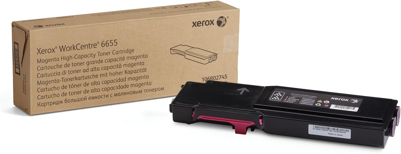 Xerox Genuine WorkCentre 6655 / 6655i Magenta High Capacity Toner Cartridge (7,500 pages) - 106R0274 - 106R02745 XEROX