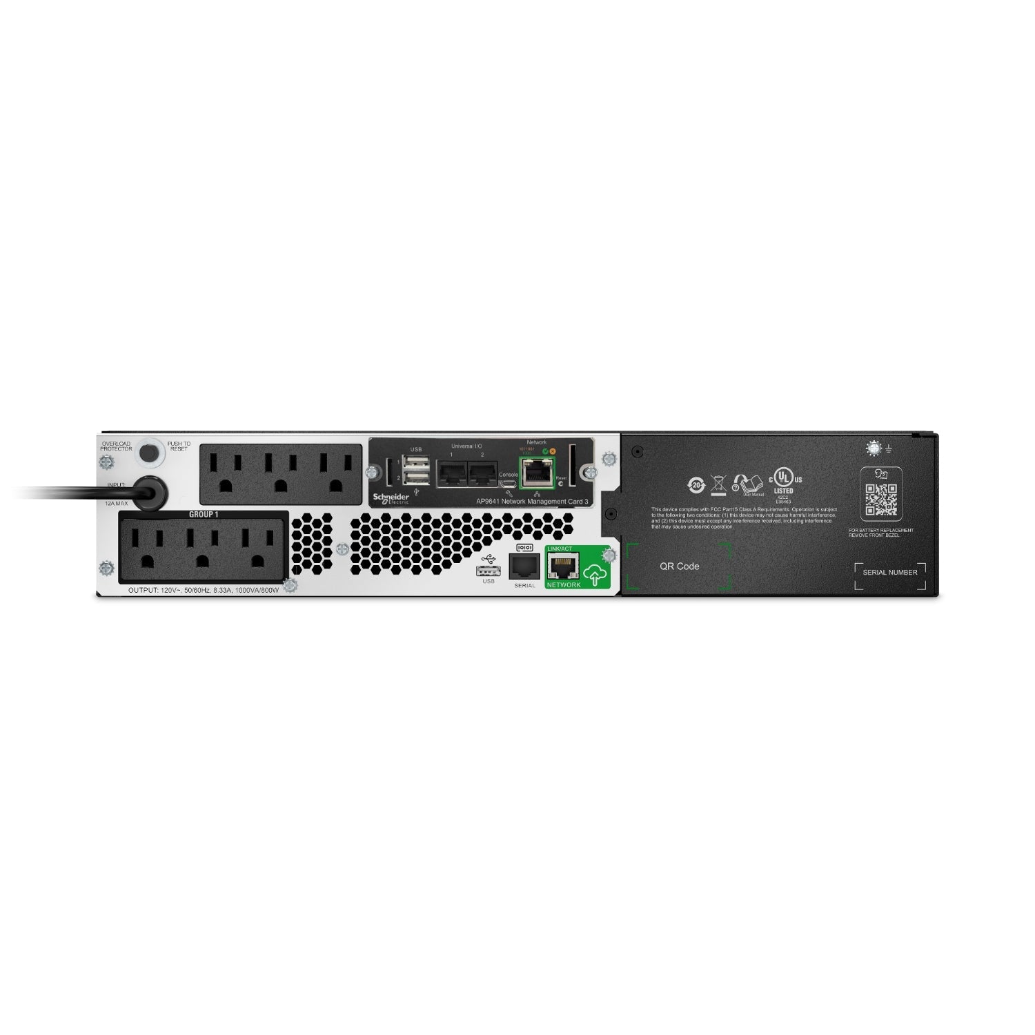 APC SMTL1000RM2UCNC uninterruptible power supply (UPS) Line-Interactive 1 kVA 800 W 6 AC outlet(s) - eCommerce Business Prime