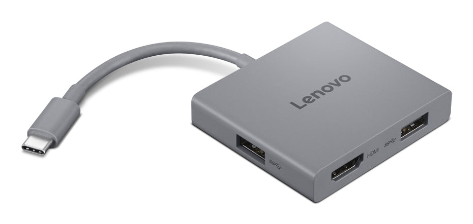Lenovo GX91R64790 laptop dock/port replicator Wired USB 3.2 Gen 1 (3.1 Gen 1) Type-C Grey - GX91R64790 - eCommerce Business Prime