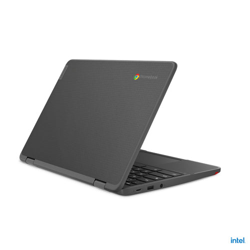 Lenovo 500e Yoga Chromebook 31 cm (12.2") Touchscreen WUXGA Intel® N N100 4 GB LPDDR5-SDRAM 32 GB eMMC Wi-Fi 6E (802.11ax) ChromeOS Grey - 82W40009US - eCommerce Business Prime