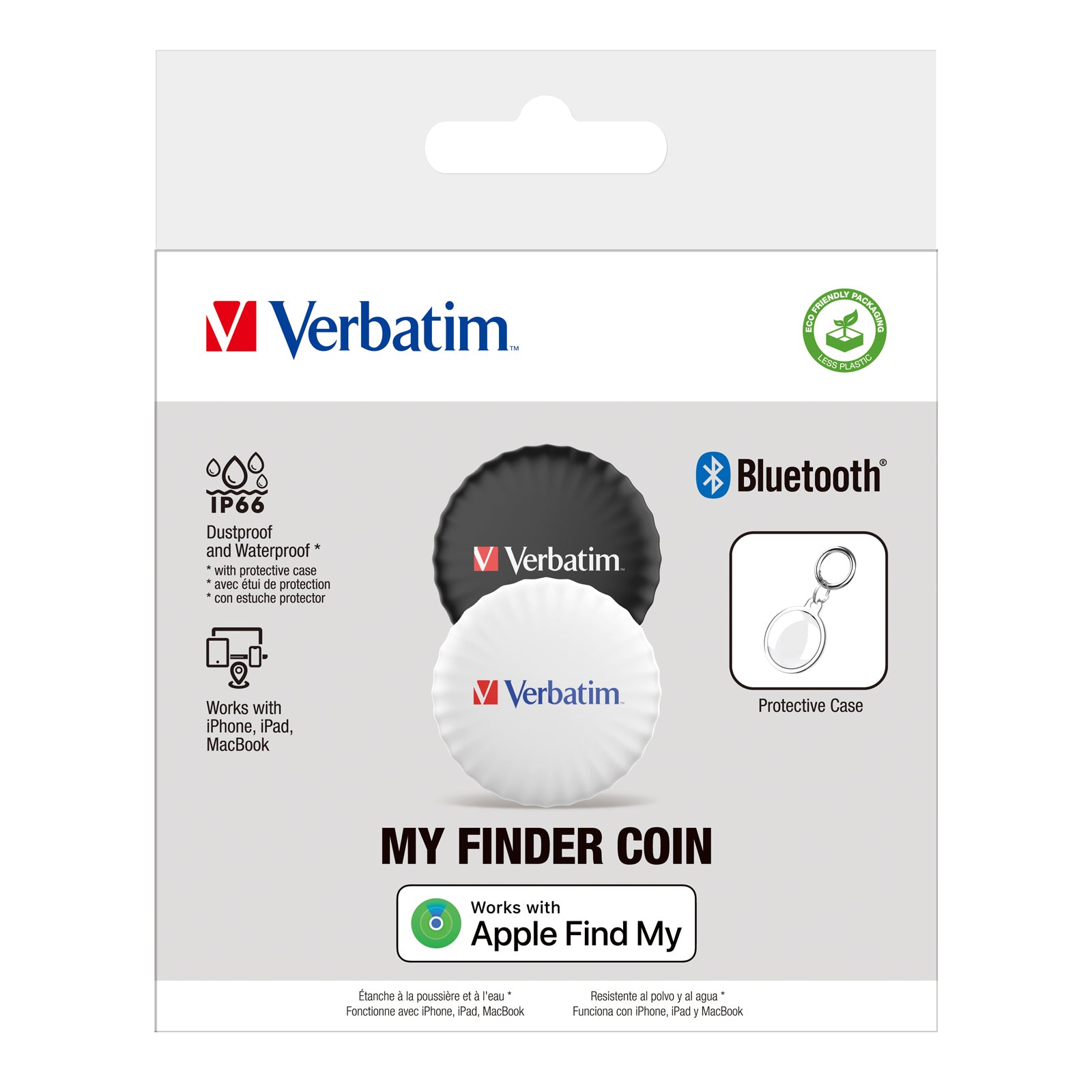 Verbatim My Finder Coin Bluetooth Tracker - 2 Pack - 32134 - eCommerce Business Prime