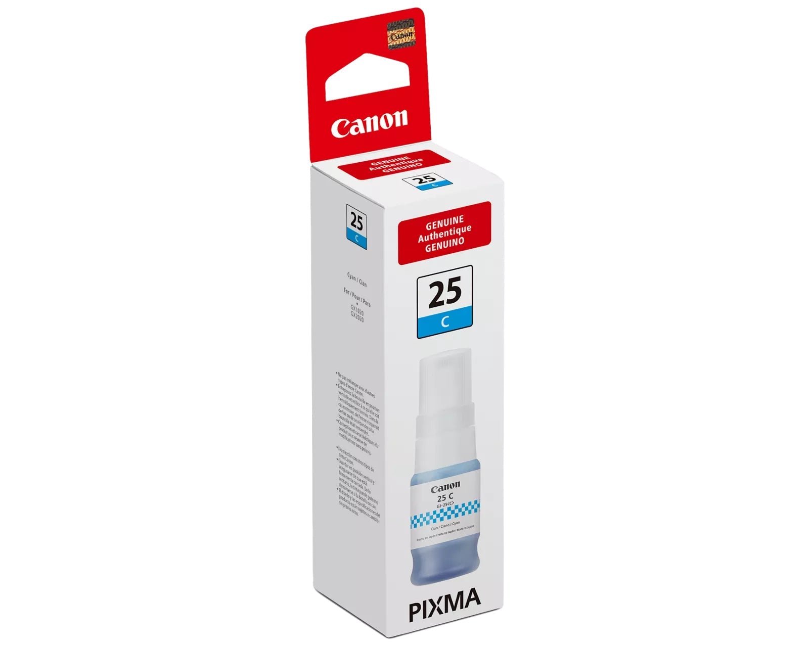 Canon GI-25 Cyan Ink Bottle - 6277C001 - eCommerce Business Prime