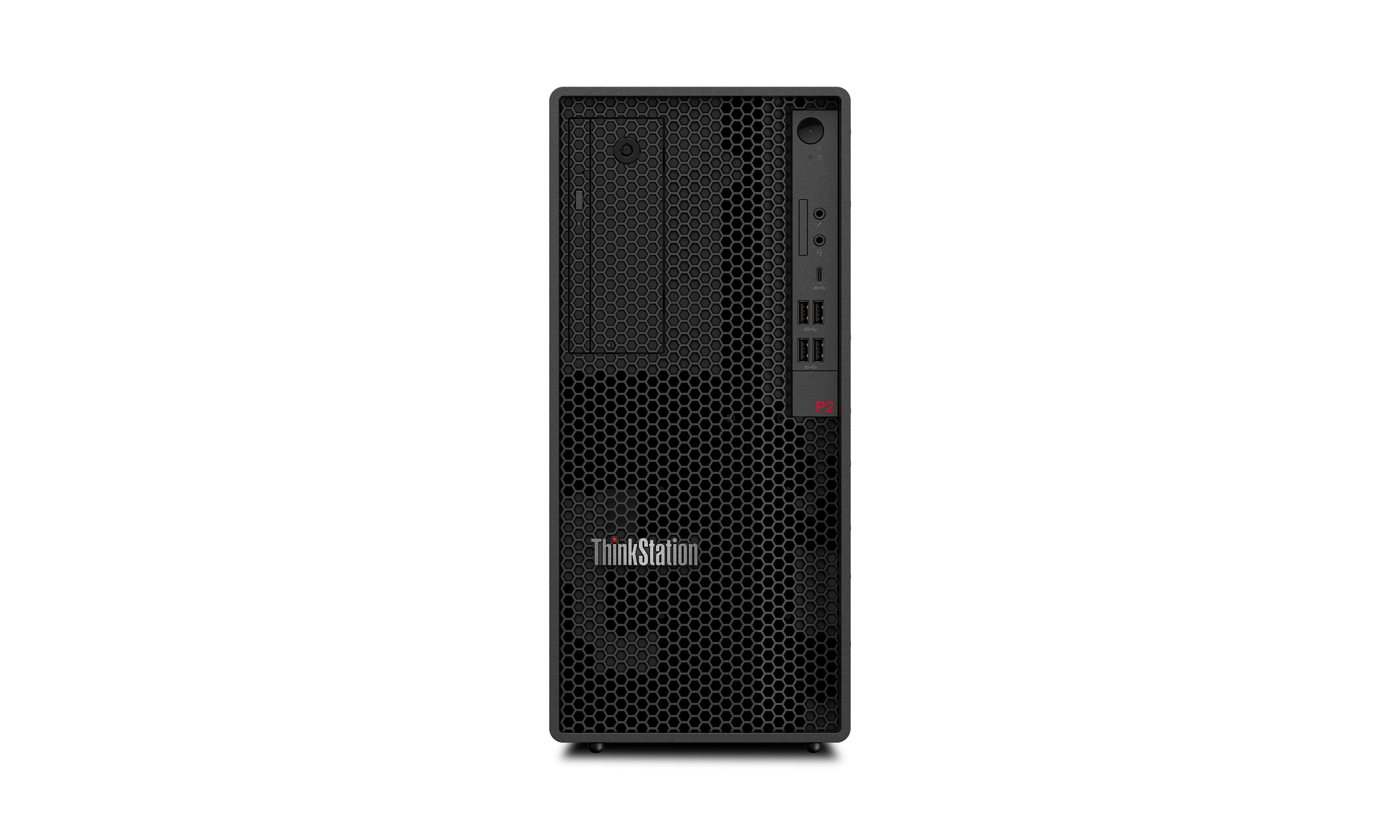 Lenovo ThinkStation P2 Tower Gen 2 Intel Core Ultra 7 265 32 GB DDR5-SDRAM 1 TB SSD NVIDIA GeForce RTX 5070 Windows 11 Pro Workstation Black - 30JQ005FUS - eCommerce Business Prime
