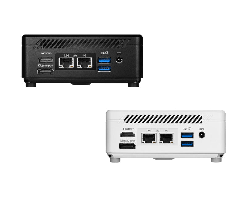 MSI Cubi 12M-016BUS Intel® Core™ i7 i7-1255U DDR4-SDRAM HDD+SSD Workstation Black, White - CUBI512M016B - eCommerce Business Prime