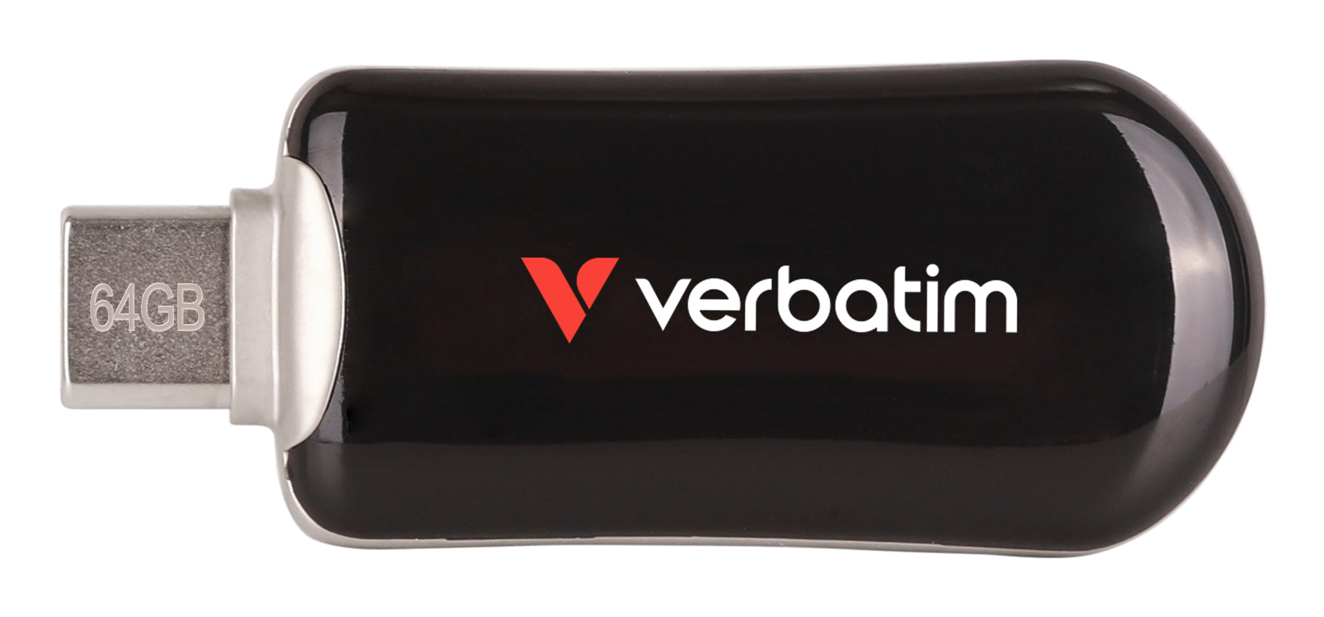 Verbatim Plectra USB-C Flash Drive Black 64GB - 30224 - eCommerce Business Prime