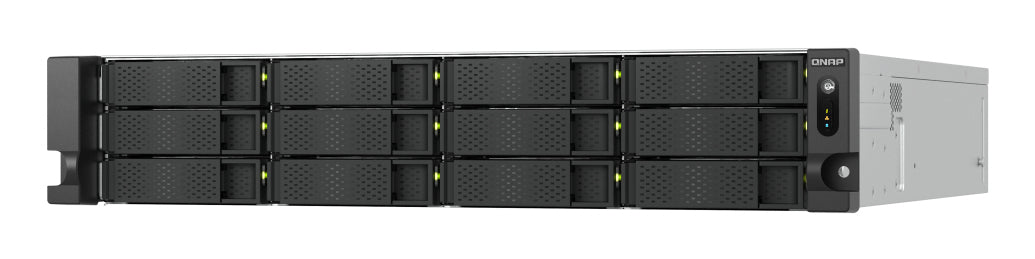 QNAP TS-h1277AXU-RP NAS Rack (2U) AMD Ryzen™ 7 32 GB DDR5 0 TB QNAP QTS Aluminium, Black - TS-H1277AXU-RP-R7-32G-US - eCommerce Business Prime