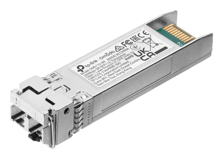 TP-Link Omada 10Gbase-SR SFP+ LC Transceiver SPEC: 850nm Multi-mode, LC Duplex Connector, Up to 300m Distance - SM5110-SR - eCommerce Business Prime
