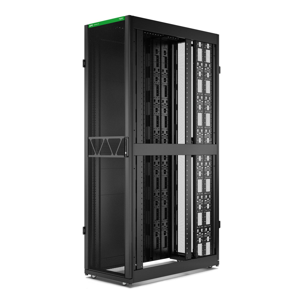 APC NetShelter SX Server Rack Gen 2, 48U, 2258H x 600W x 1200D mm, with Sides, Black - AR3307B2
