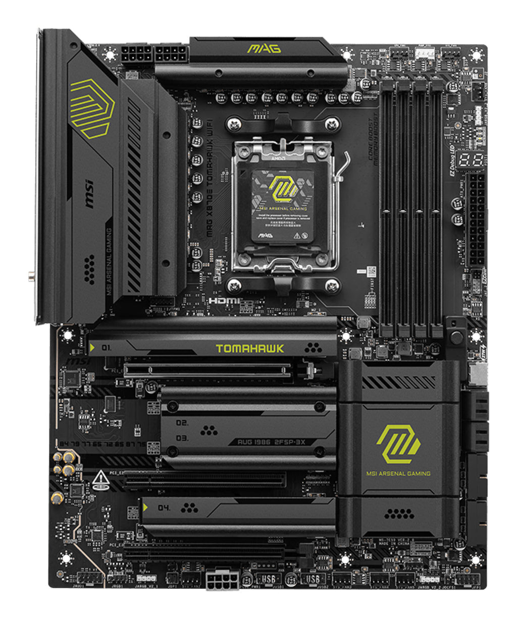 MSI MAG X870E TOMAHAWK WIFI motherboard AMD X870E Socket AM5 ATX - X870ETMAHAWKWIFI - eCommerce Business Prime
