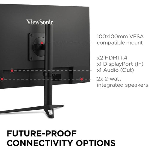 Viewsonic VX Series VX2728J computer monitor 68.6 cm (27") 1920 x 1080 pixels Full HD LED Black - VX2728J - eCommerce Business Prime