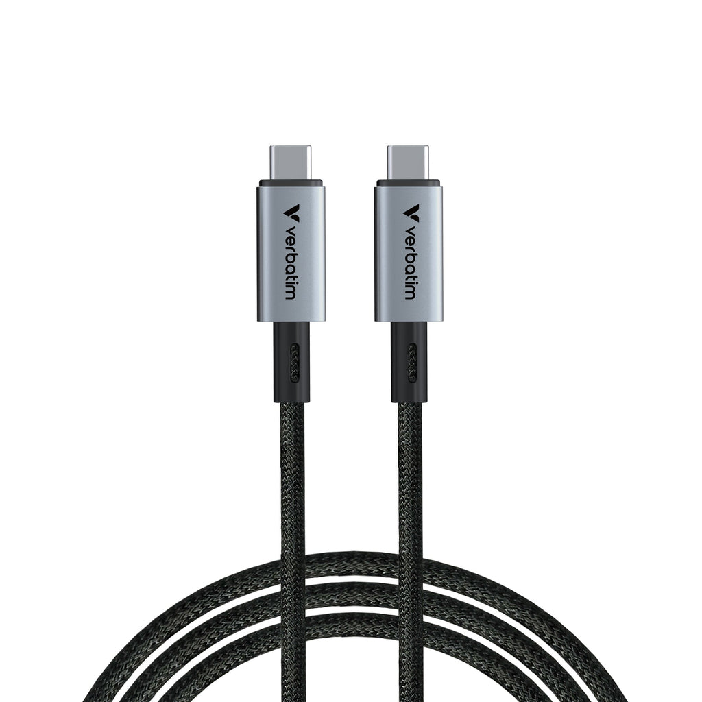 Verbatim Sync & Charge USB C to USB C 240W 40 Gbps 120 cm - 31847 - eCommerce Business Prime