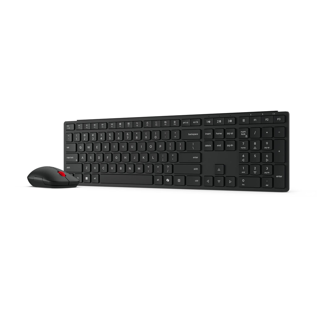 Lenovo 4X31S04810 keyboard Mouse included Office RF Wireless + Bluetooth US English Black - 4X31S04810 - eCommerce Business Prime