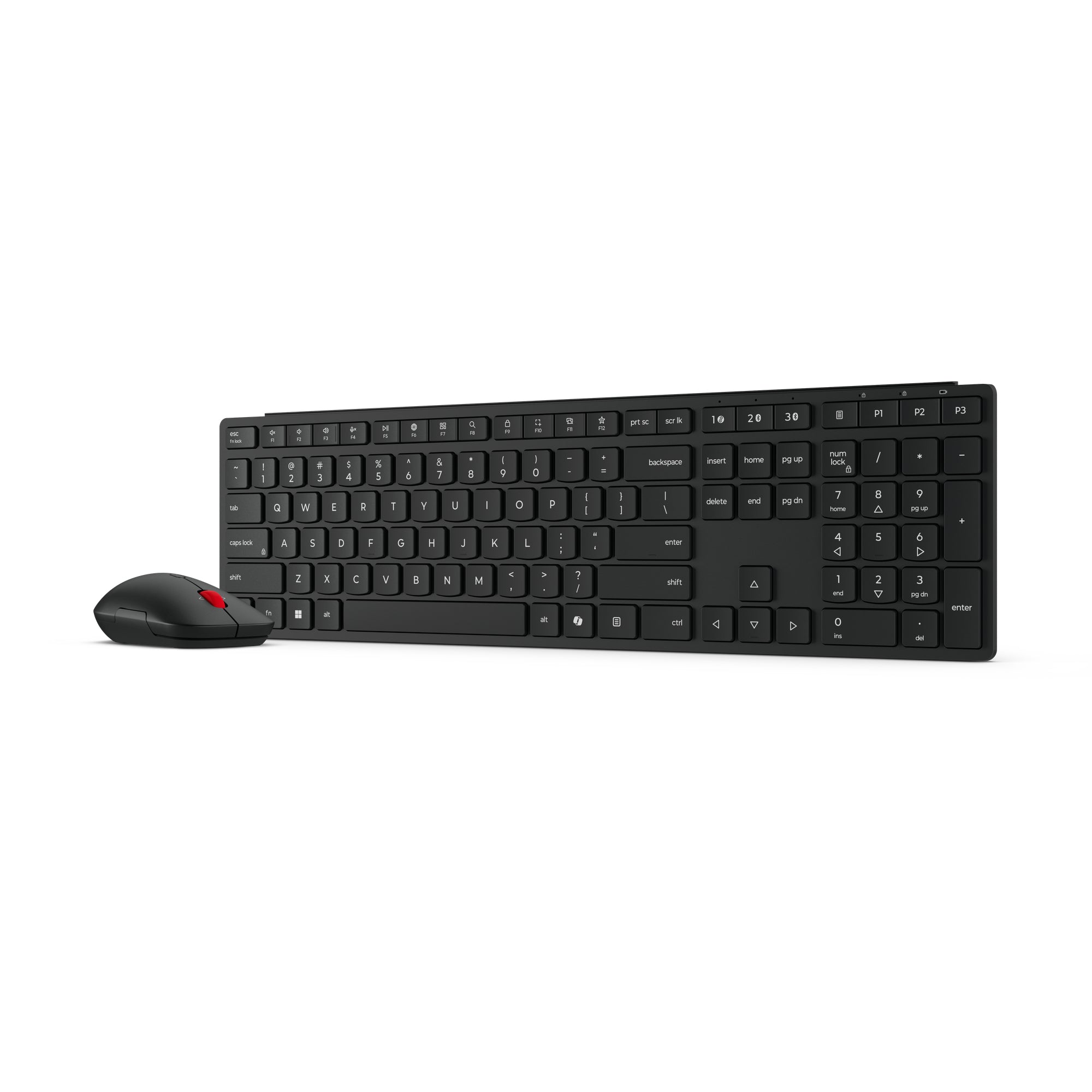 Lenovo 4X31S04810 keyboard Mouse included Office RF Wireless + Bluetooth US English Black - 4X31S04810 - eCommerce Business Prime
