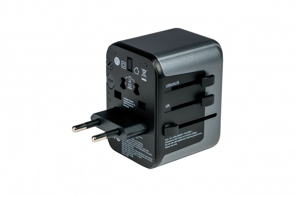 Verbatim 49545 power plug adapter Universal - 49545 - eCommerce Business Prime