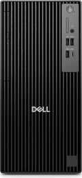 Dell computer tower with a black finish and visible branding.