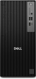 Dell computer tower with a black finish on a white background