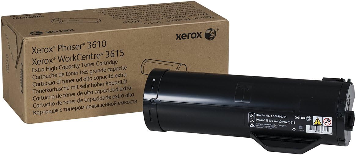 Xerox Genuine Phaser 3610 / WorkCentre 3615 Extra High Capacity Toner Cartridge - 106R02731 - 106R02731 XEROX