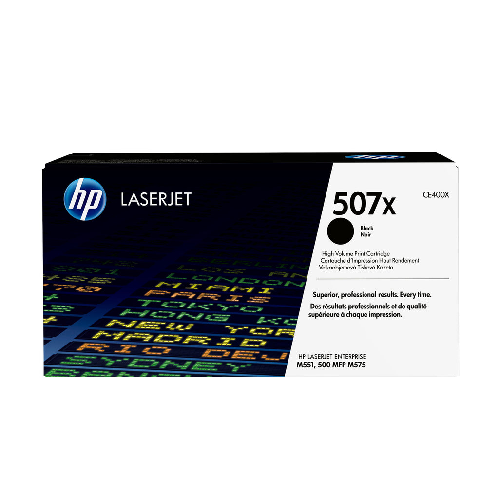 HP 507X High Yield Black Original LaserJet Toner Cartridge