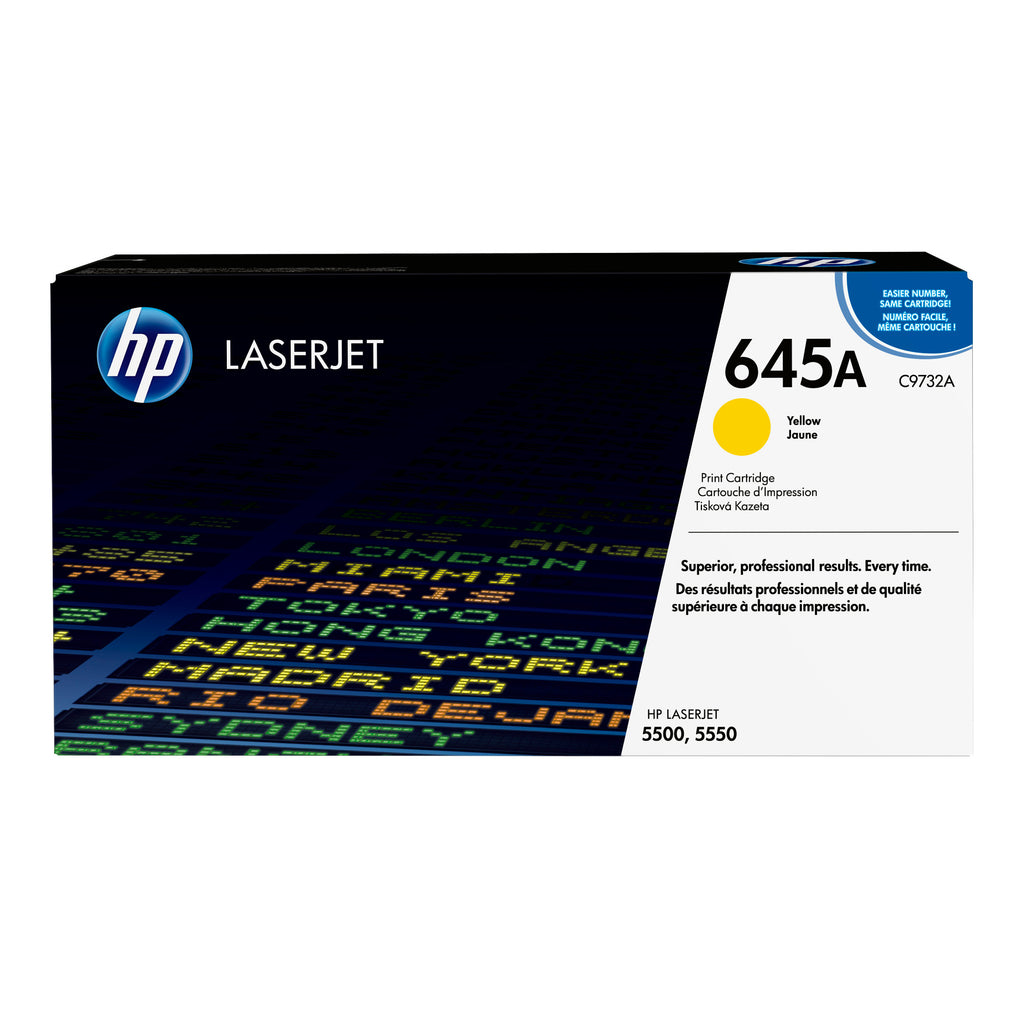 HP 645A Yellow Original LaserJet Toner Cartridge