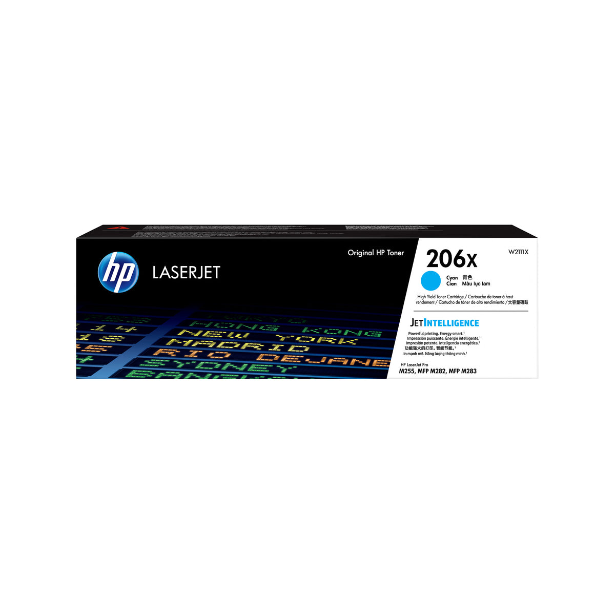 HP 206X High Yield Cyan Original LaserJet Toner Cartridge