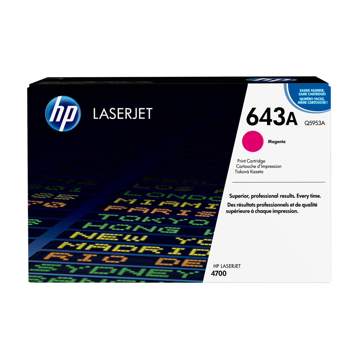 HP 643A Magenta Original LaserJet Toner Cartridge