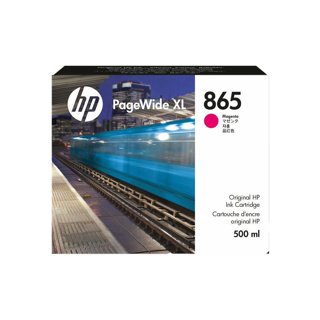 HP 865 500-ml Magenta PageWide XL Ink Cartridge